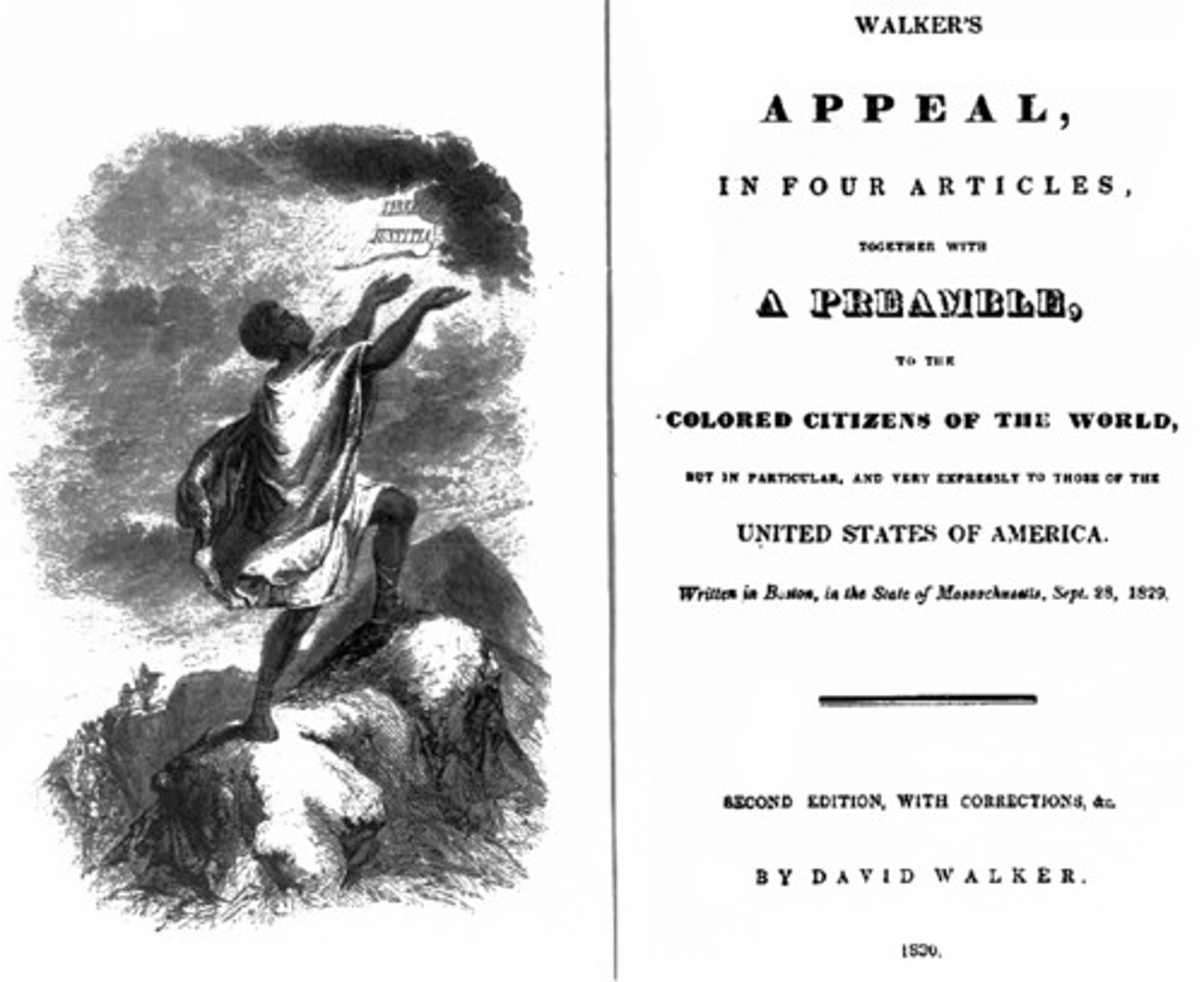 <p>Black abolitionist who called for the immediate emancipation of slaves; wrote the "Appeal to the Colored Citizens of the World."- called for a bloody end to white supremacy; believed that the only way to end slavery was for slaves to physically revolt.</p>