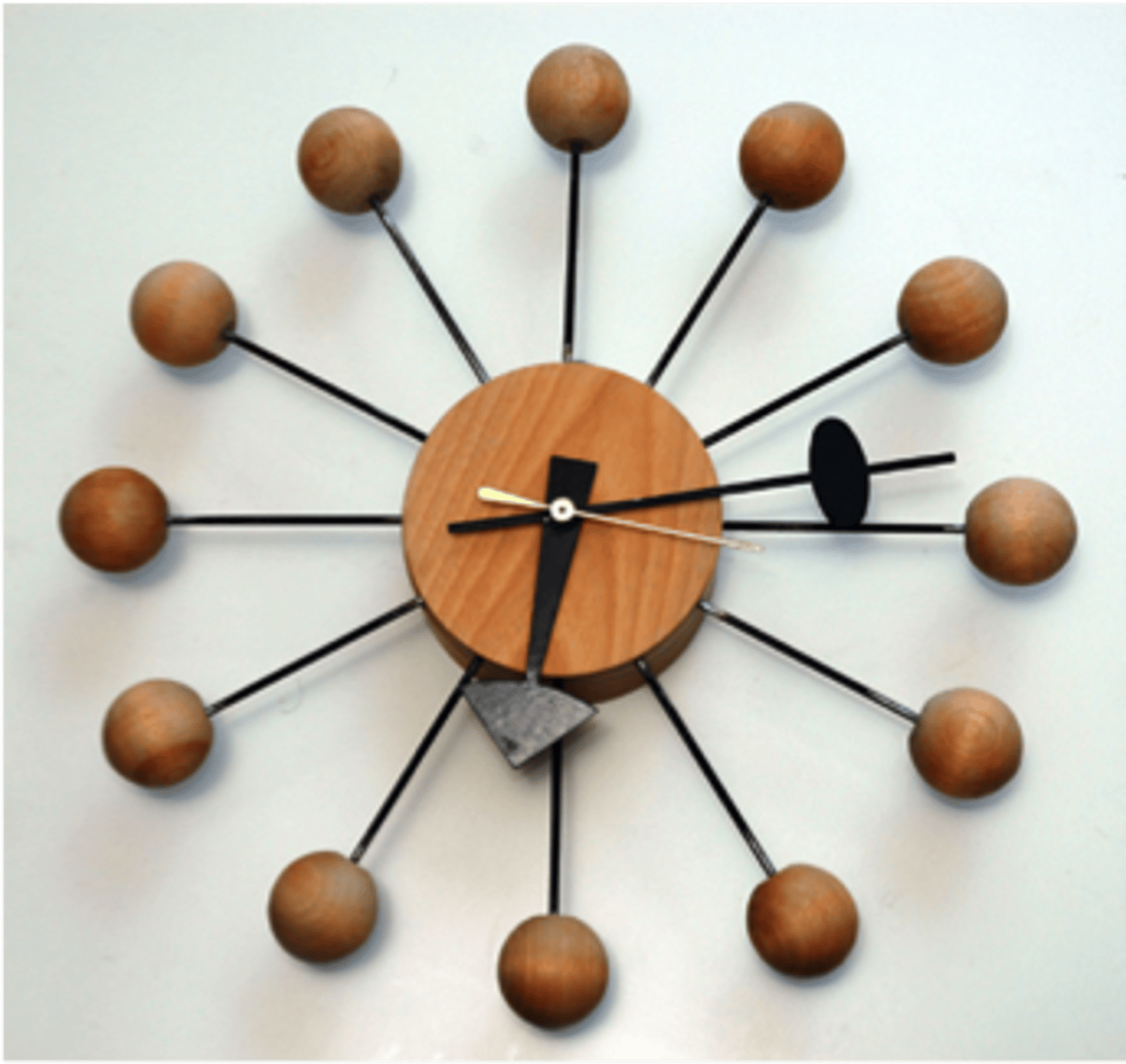 <p>also called Atomic Clock, looks similar to Eames Coatrack</p>