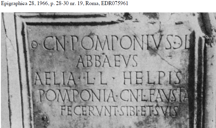 <p>Epigraphica, Roma</p>