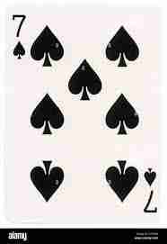 <p>7 of spades </p>