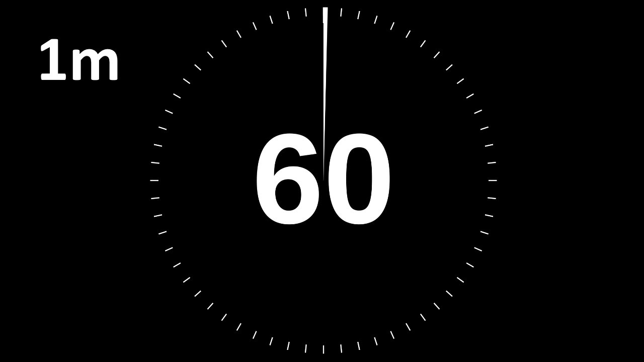 <p>60 seconds</p>