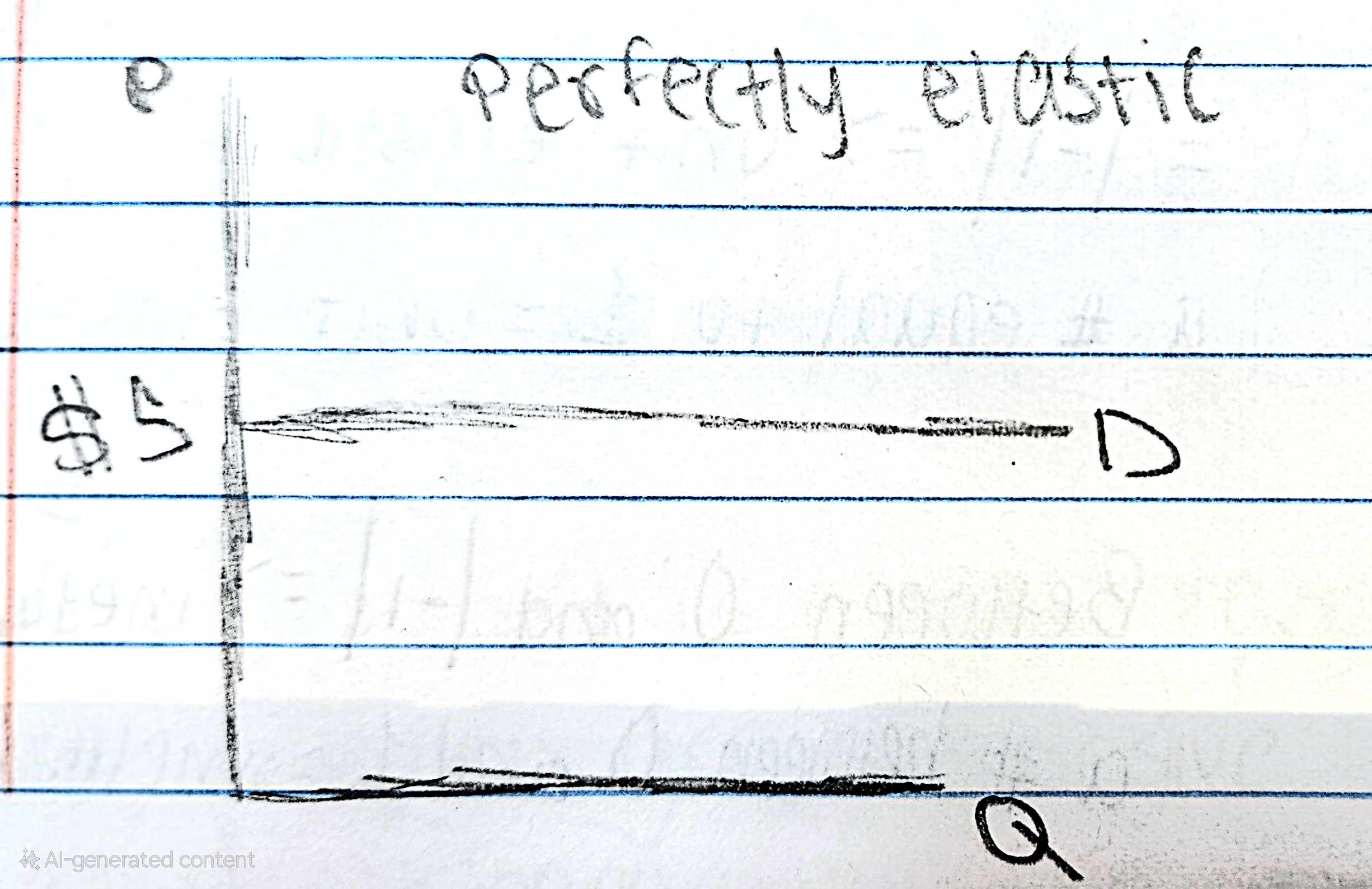 <p>Consumers are RESPONSIVE to price changes. Represented as a HORIZONTAL line on graph.</p>