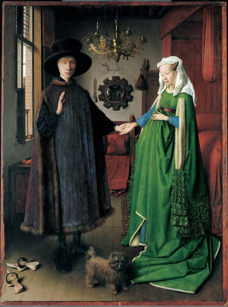 <p>Arnolfini Portrait (use &amp; facts)</p>