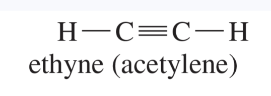 <p>Alkynes</p>