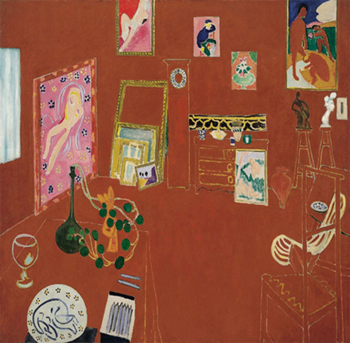 <p>Henri Matisse, oil o/canvas, 1911</p>
