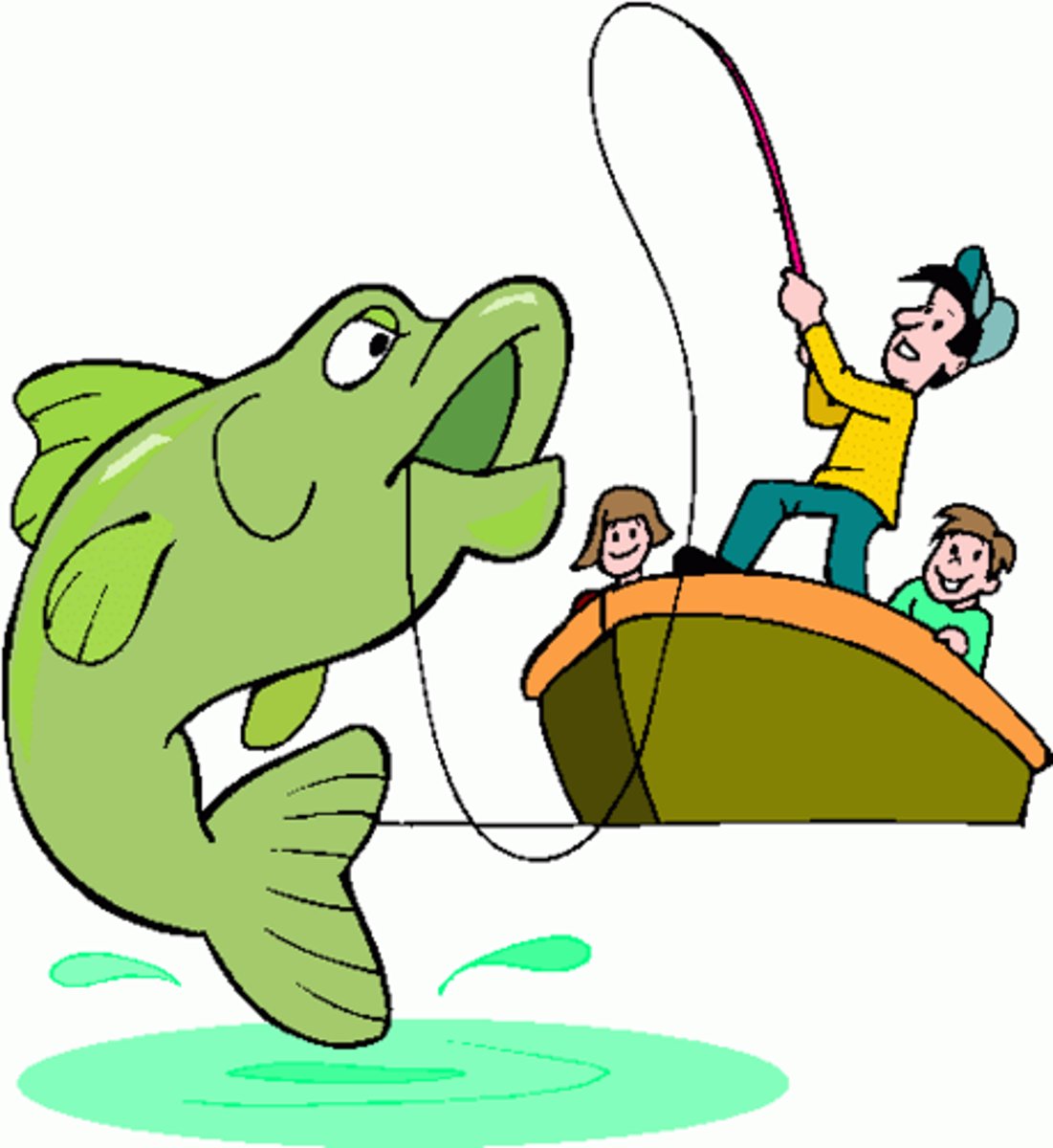 <p>to fish, to catch a fish</p>