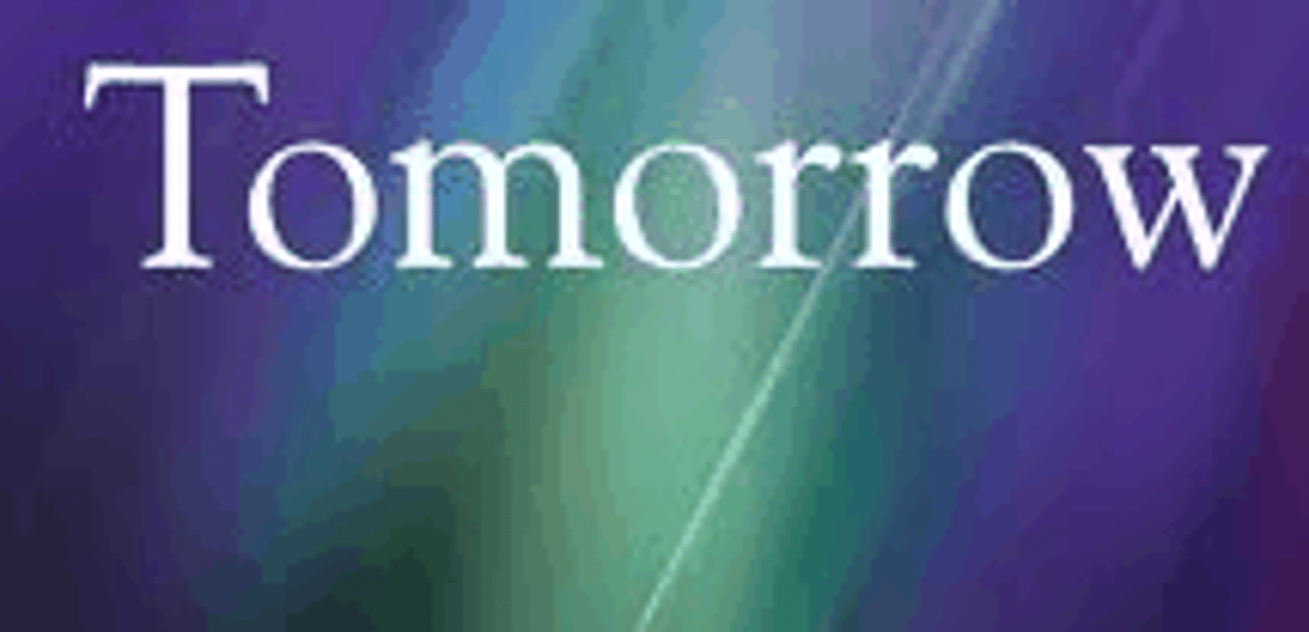 <p>míng tiān - tomorrow</p>
