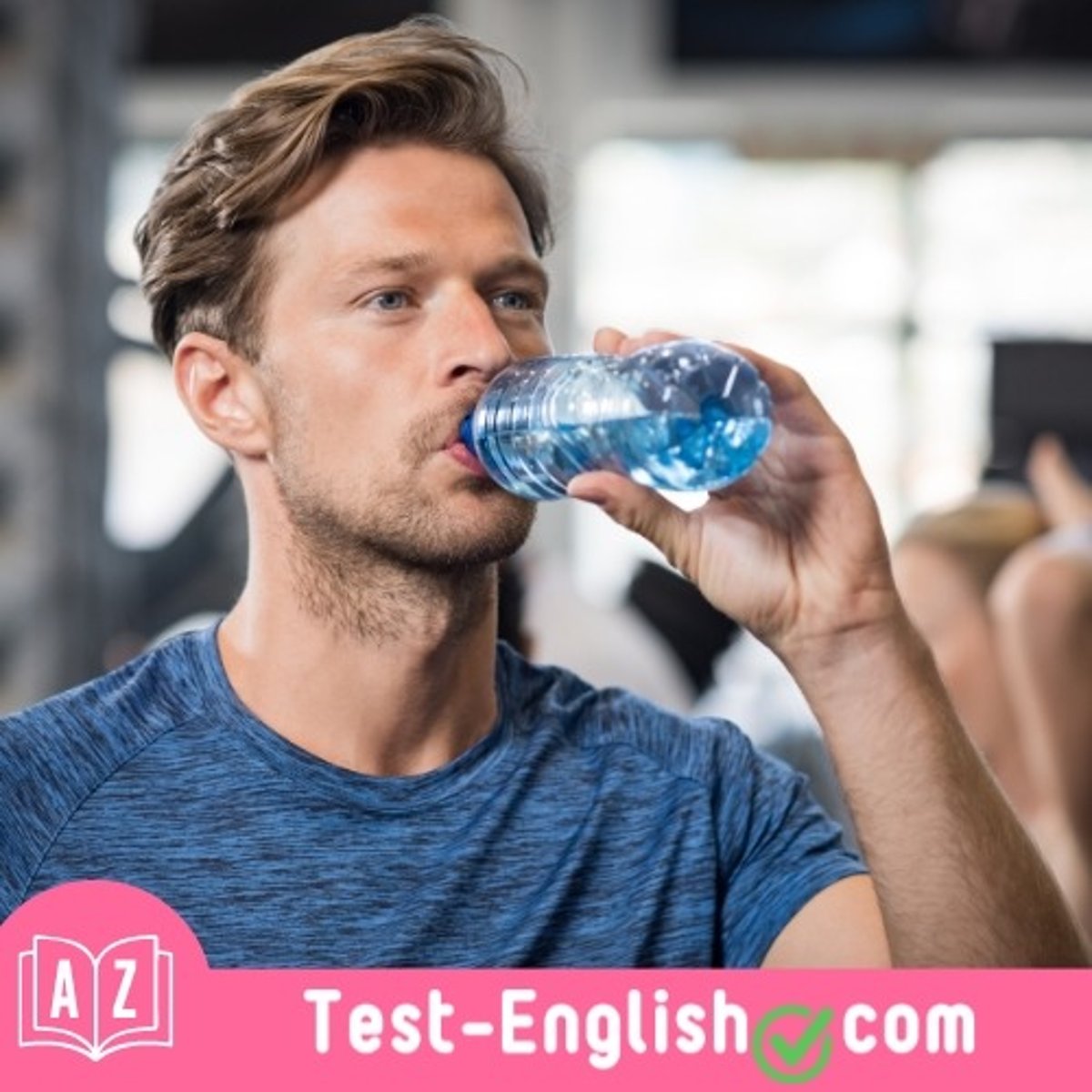 <p>I drink water from a _____.</p>