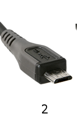 What USB connector type is shown?