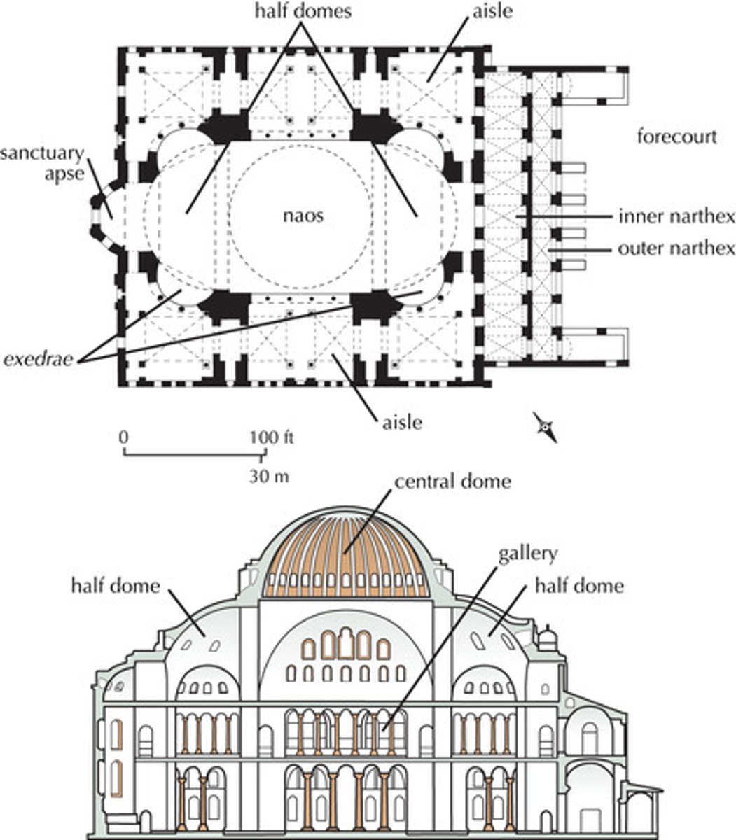 <p>Constantinople (Istanbul). Brick and ceramic elements with stone and mosaic veneer.</p>