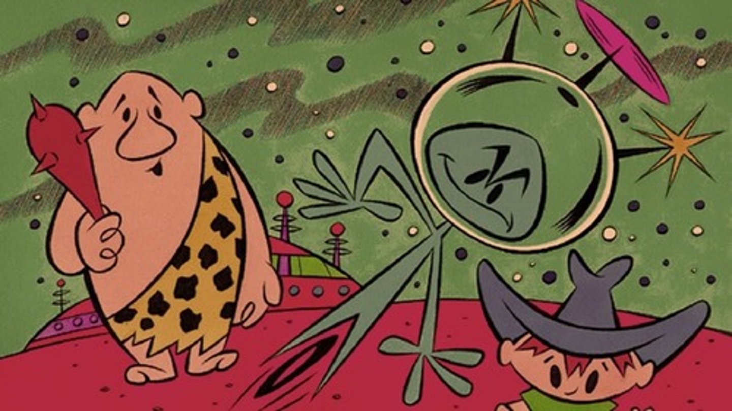 <p>Animated by Jack Schlea, this was the first color cartoon made for television and featured the futuristic "googie" design style of the 1950s. The short episodes were syndicated to children's "Uncle Shows" of early TV</p>
