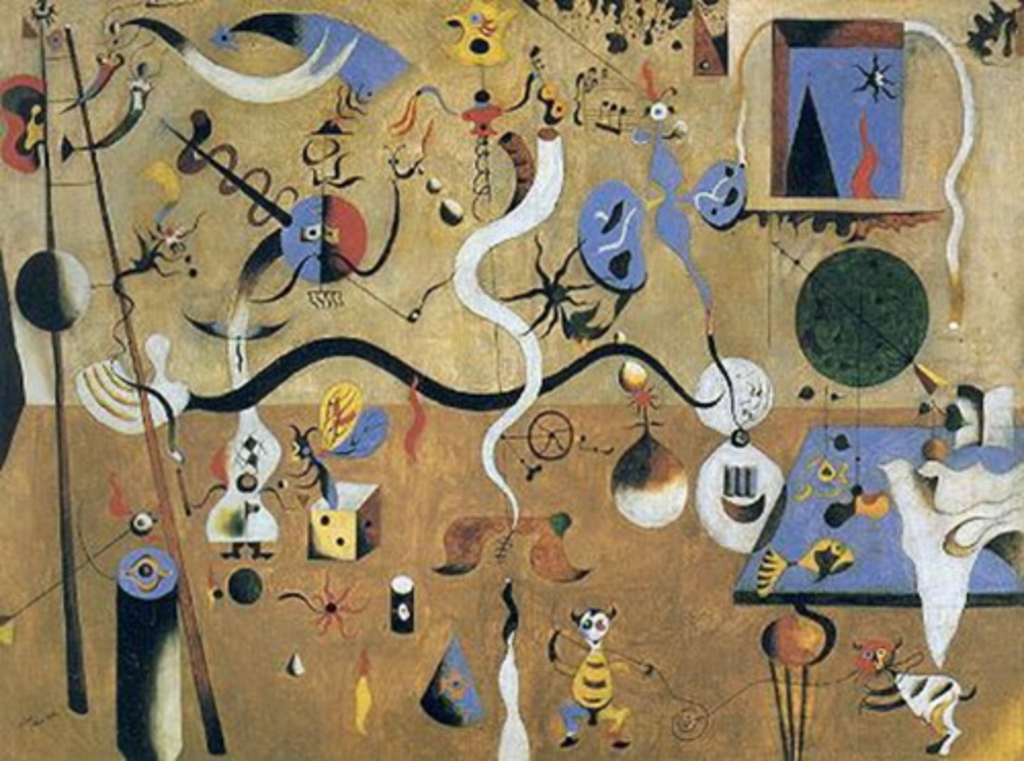 <p>Joan Miró, 1924-25, oil o/canvas</p>