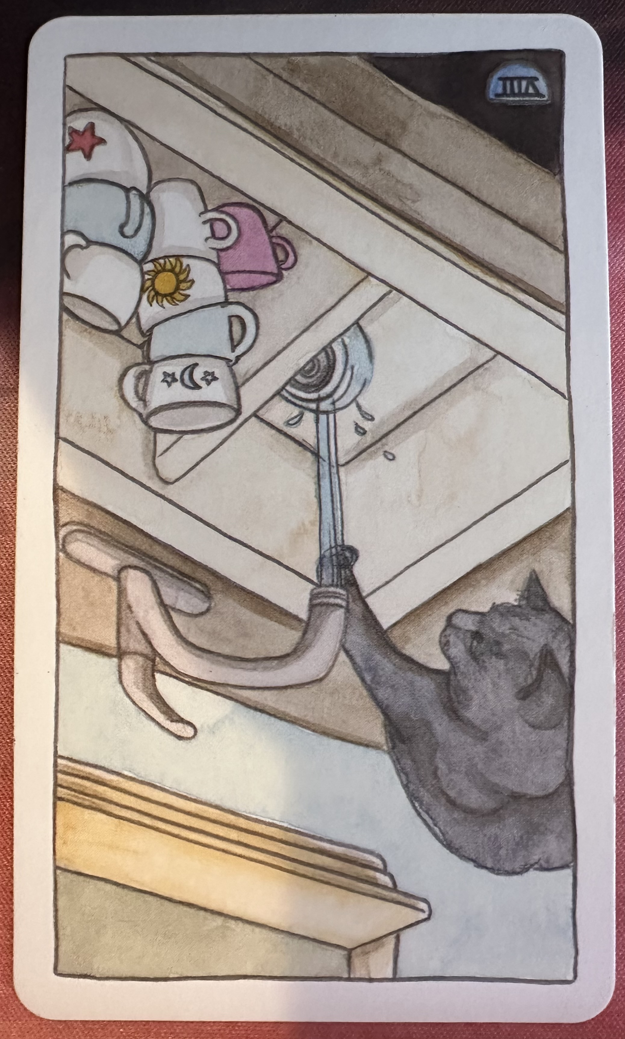<p>Eight of Cups (VIII) Reversed</p>