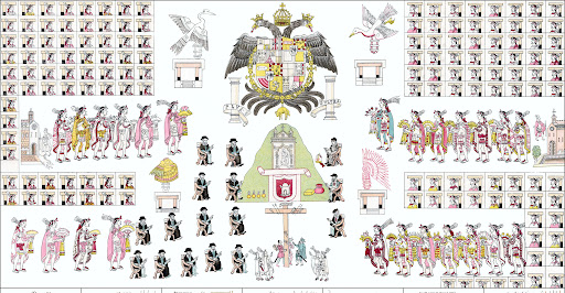 <p>The four princely houses of Tlaxcala and the spanish crown</p>