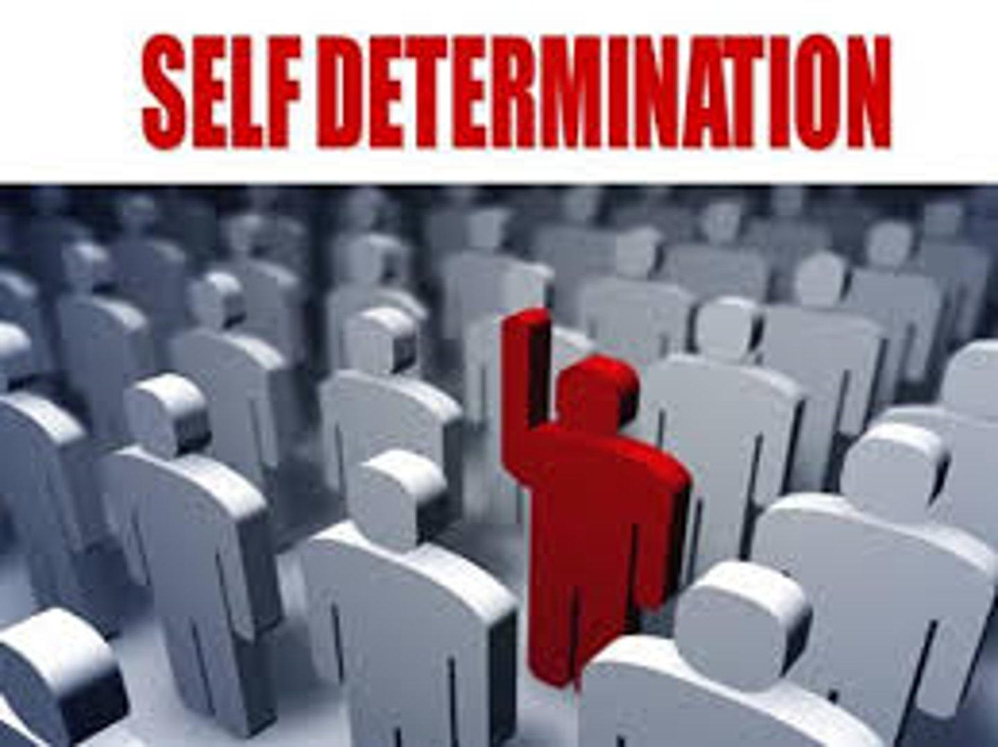 <p>The right of all people to govern themselves. Usually a nation ethnicity, or former colony wants to govern themselves and establish sovereignty over their own state. Oftentimes may result in independence movements or devolution.</p>
