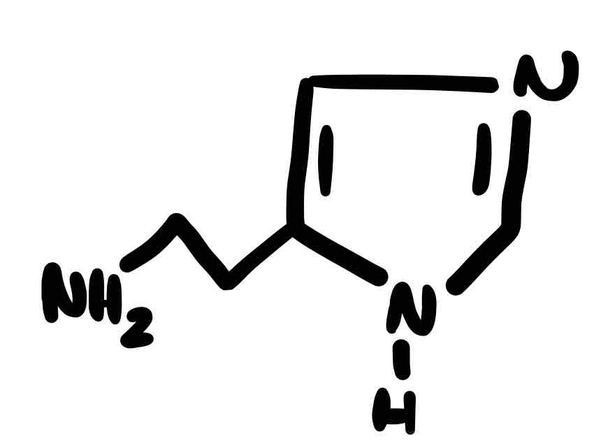 <p>Basic Alkaloid in plant ( Contains Imidazole)</p>