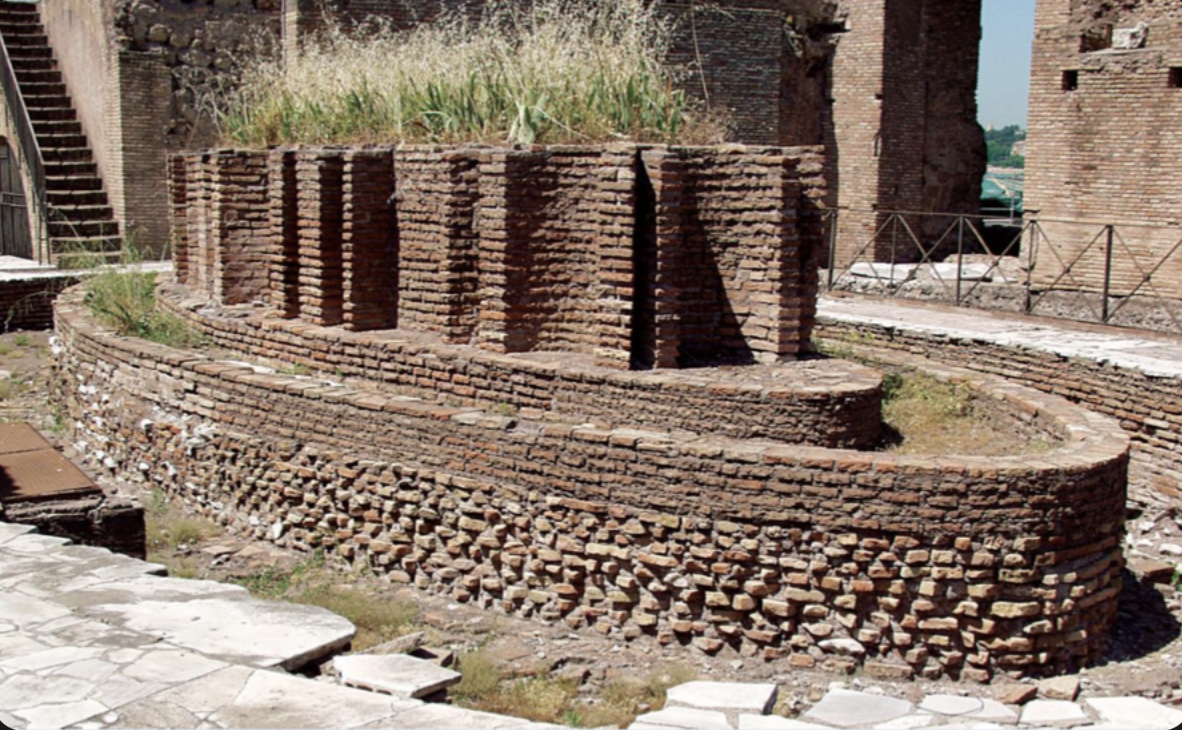 domus Flavia, the palace of Domitian, this was most likely a fountain 