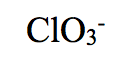 <p>ClO3-</p>