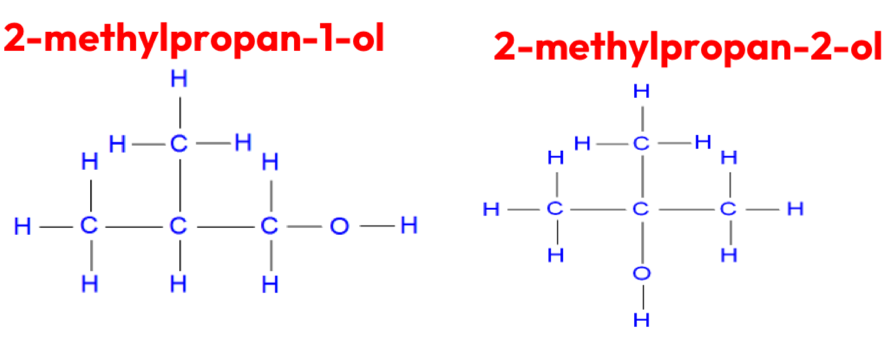 <ul><li><p>Differing position of the same functional group in a molecule</p></li><li><p>The name of the molecule changes to reflect its new position</p></li><li><p>Same molecular formula</p></li></ul><img src="blob:null/34d76578-3a02-4a64-b12b-5d4ea151d49f"><p></p>