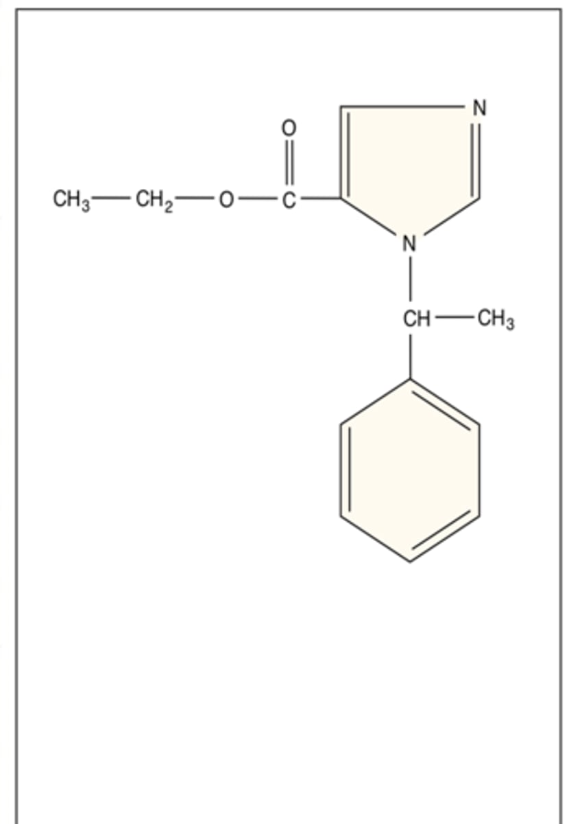 <p>R-1 methyl-1 a-methylbenzyl imidazole 5-carboxylate</p>