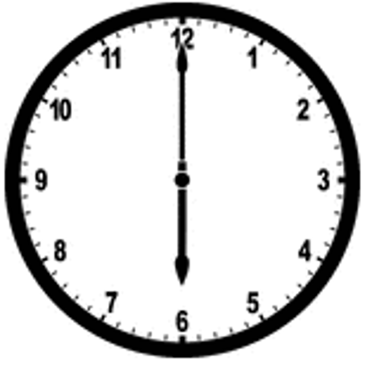 <p>het is 18:00 uur</p>