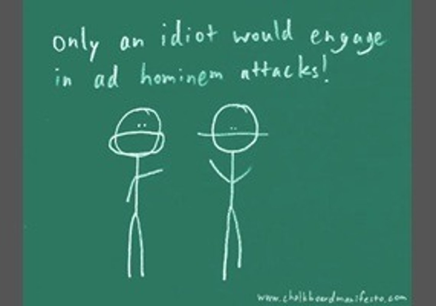 <p>In an argument, this is an attack on the person rather than on the opponent's ideas. It comes from the Latin meaning "turn to the man."</p>