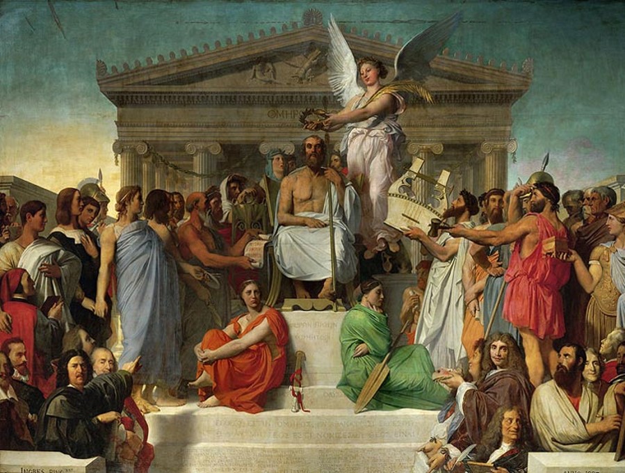 <p>Apotheosis of Homer</p>