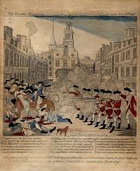 <p>Sassy colonist disturbing soldiers located in Massachusetts and soldiers got mad the more people got involved and then soldiers started shorting 5 people died </p>