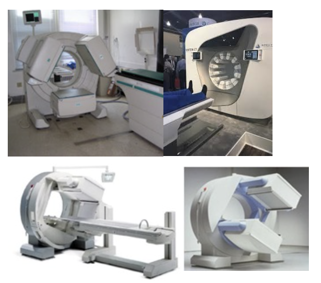 <p>Which gamma camera would be considered the fastest for performing a 360 degree SPECT image?</p>