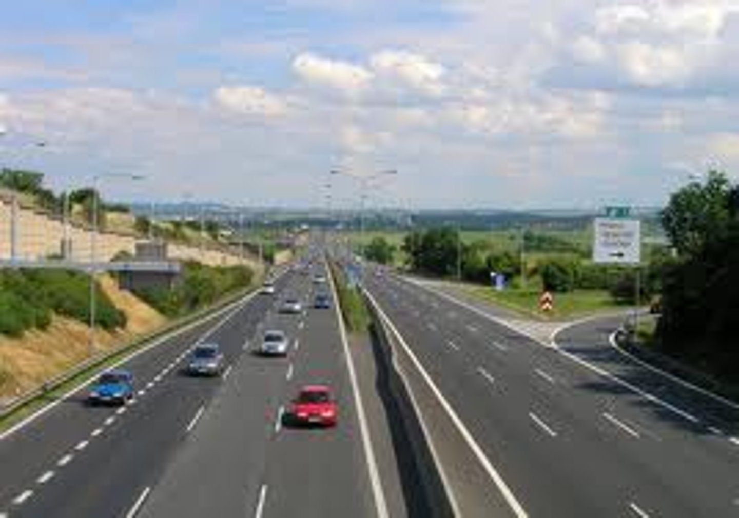 <p>the motorway</p>