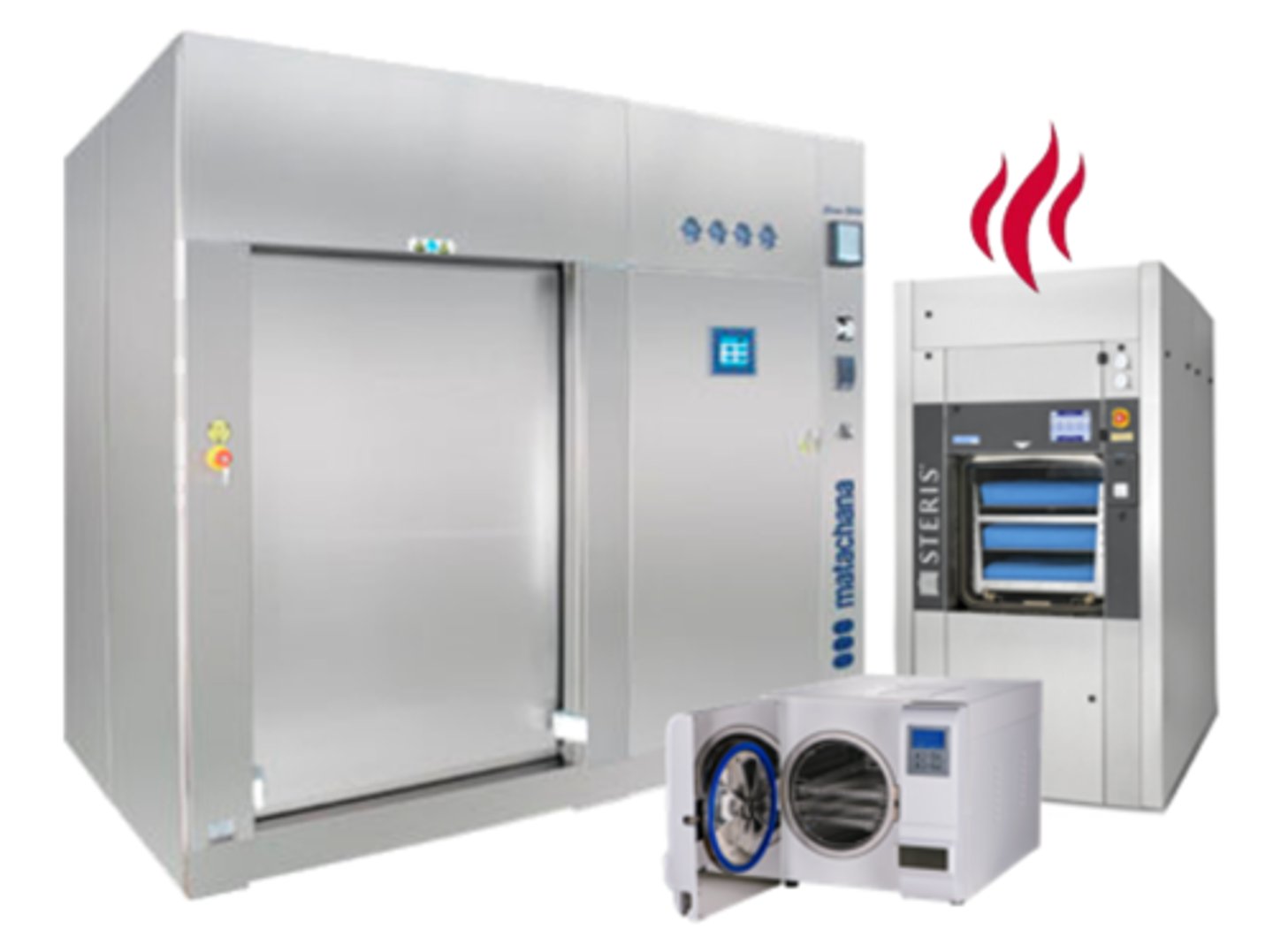 <p>a machine that sterilizes items using high temperatures &amp; pressurized steam (moist heat), available in many sizes &amp; cycle choices</p>