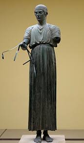 <p>The above charioteer was made using the ___ process, which allowed for greater detail in bronze sculpture. </p>