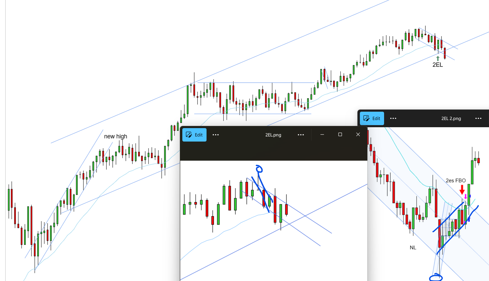 <p>L - I asked Thomas, “What made you draw the wider STT on this 2EL instead of a tighter one? It looks quite similar to the first 2EL (the 2EL F2ES BOPB right before) where you drew a tighter STT?” Per Thomas, “I didn’t like how if you draw tight channel, you have to draw it so far up from the top of the wick, that is generally not optimal.” Thomas sent the 2 photos attached as examples. </p>