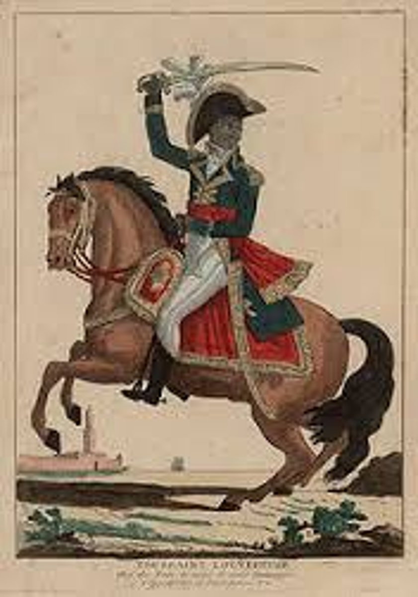 <p>First leader of the Haitian</p><p>Revolution, a former slave (1743-1803) who wrote</p><p>the first constitution of Haiti and served as the first</p><p>governor of the newly independent state.</p>