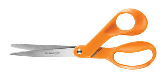 <p>Orange Handles Scissors</p>
