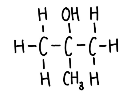 <p><strong>Tertiary alcohol</strong></p>