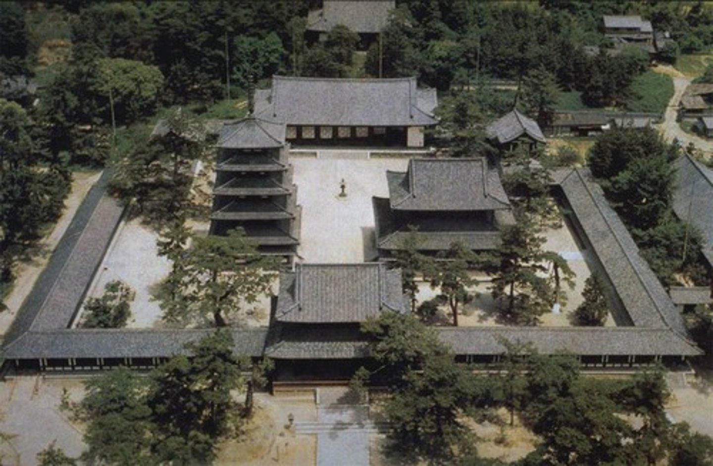 <p>(Buddhist Temple)</p><p>Oldest wooden temple in the world</p>