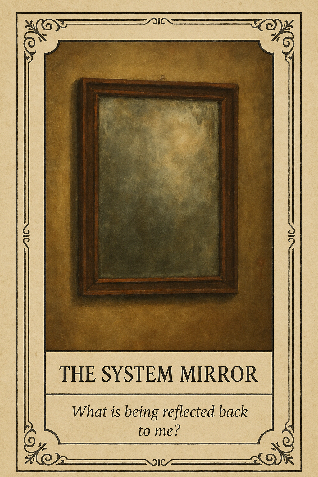 <p>What is being reflected back to me?</p>