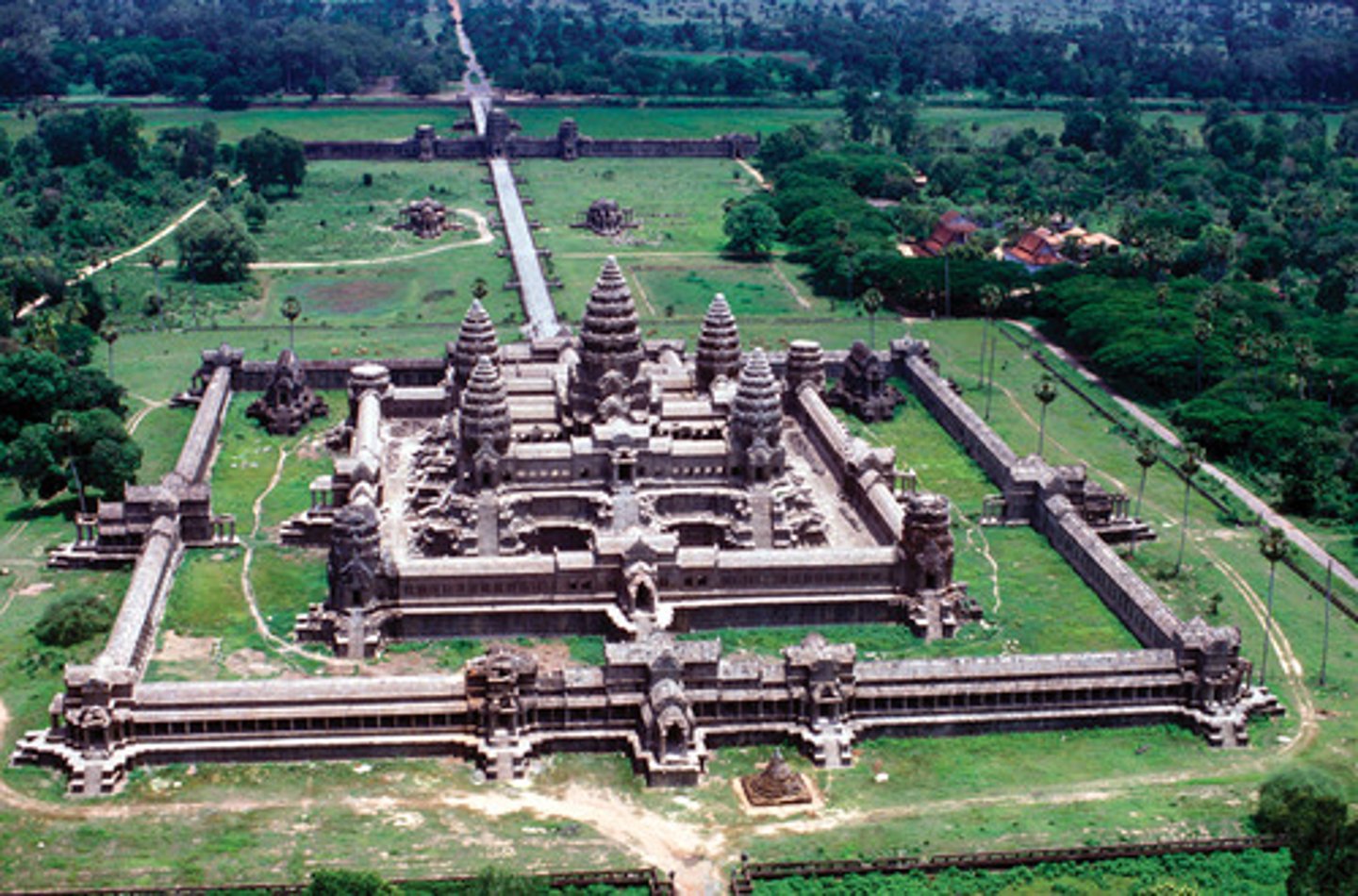 <p>A temple complex built in the Khmer Empire and dedicated to the Hindu God, Vishnu.</p>