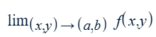 <p>Determining the limit (a z-value) of f(x,y)</p>