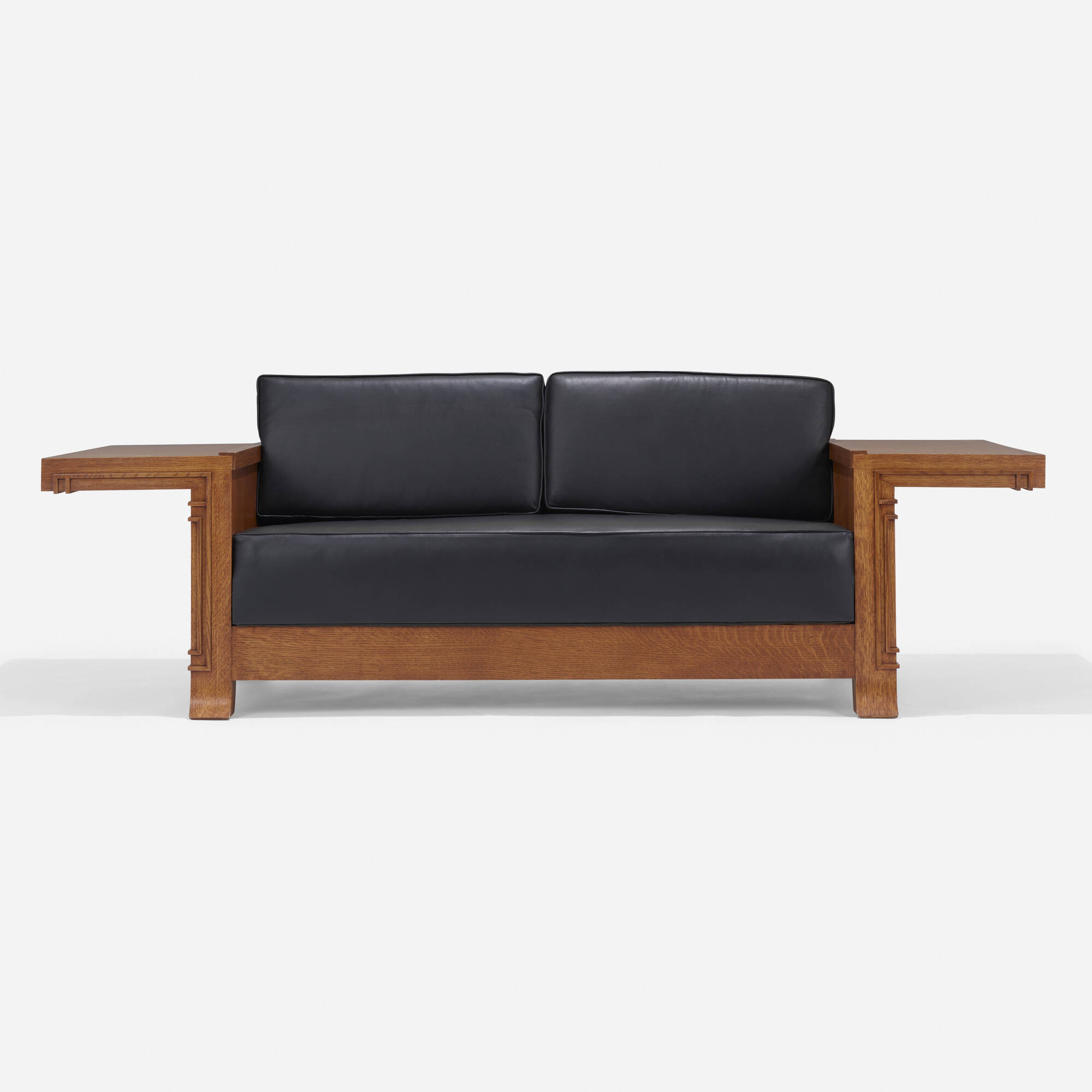 <p>Robie House Cantilever couch, Wright</p>