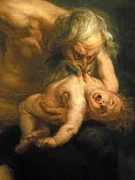 What did Cronus do to prevent the birth of his children