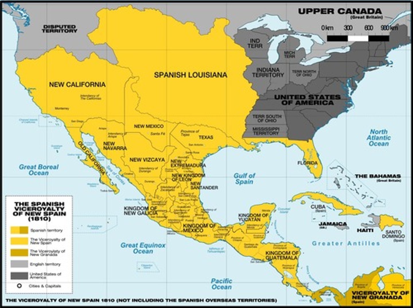 <p>The new land claimed by the Spanish</p>