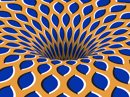 <p>perception where a point seems to move after looking at it for a while.</p>
