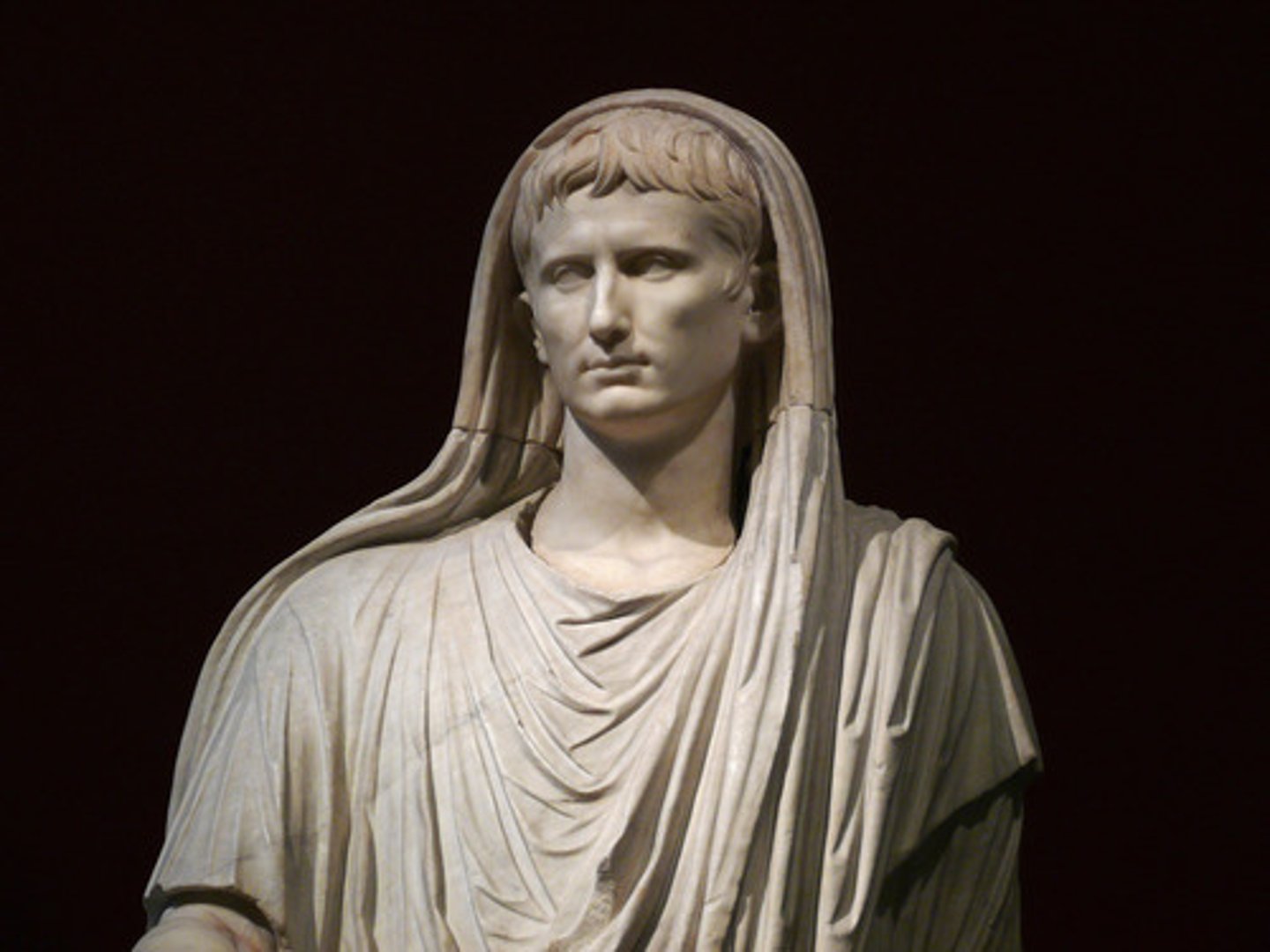 <p>(23 September 63 BC - 19 August AD 14). Adopted by Julius Caesar, given title of 'Augustus' by senate, Rome's first Emperor.</p>