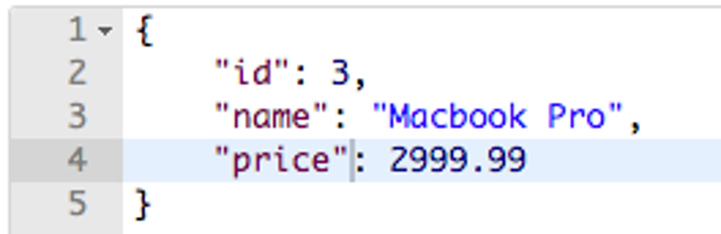 <p>a popular data interchange format. A technology standard often used to format data when being sent or received via APIs.</p>