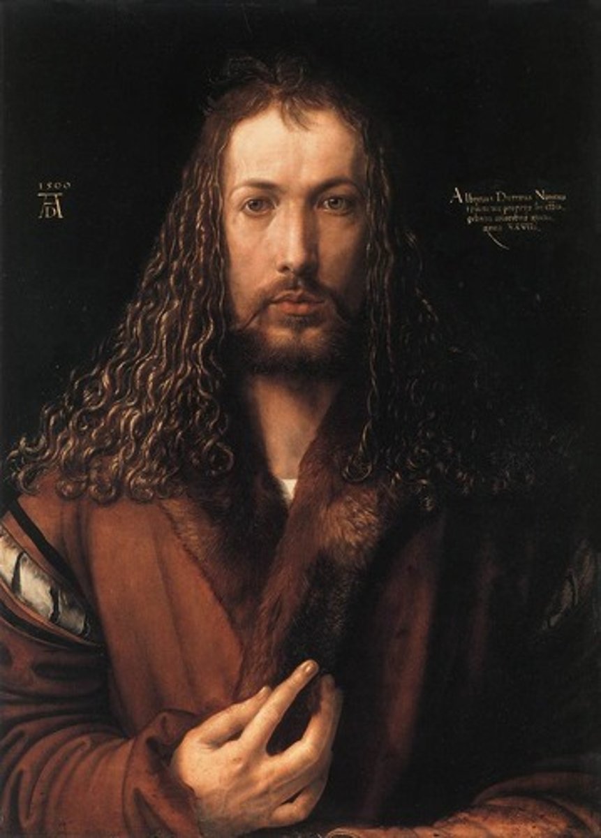 <p>German painter and engraver; influential in Renaissance</p>