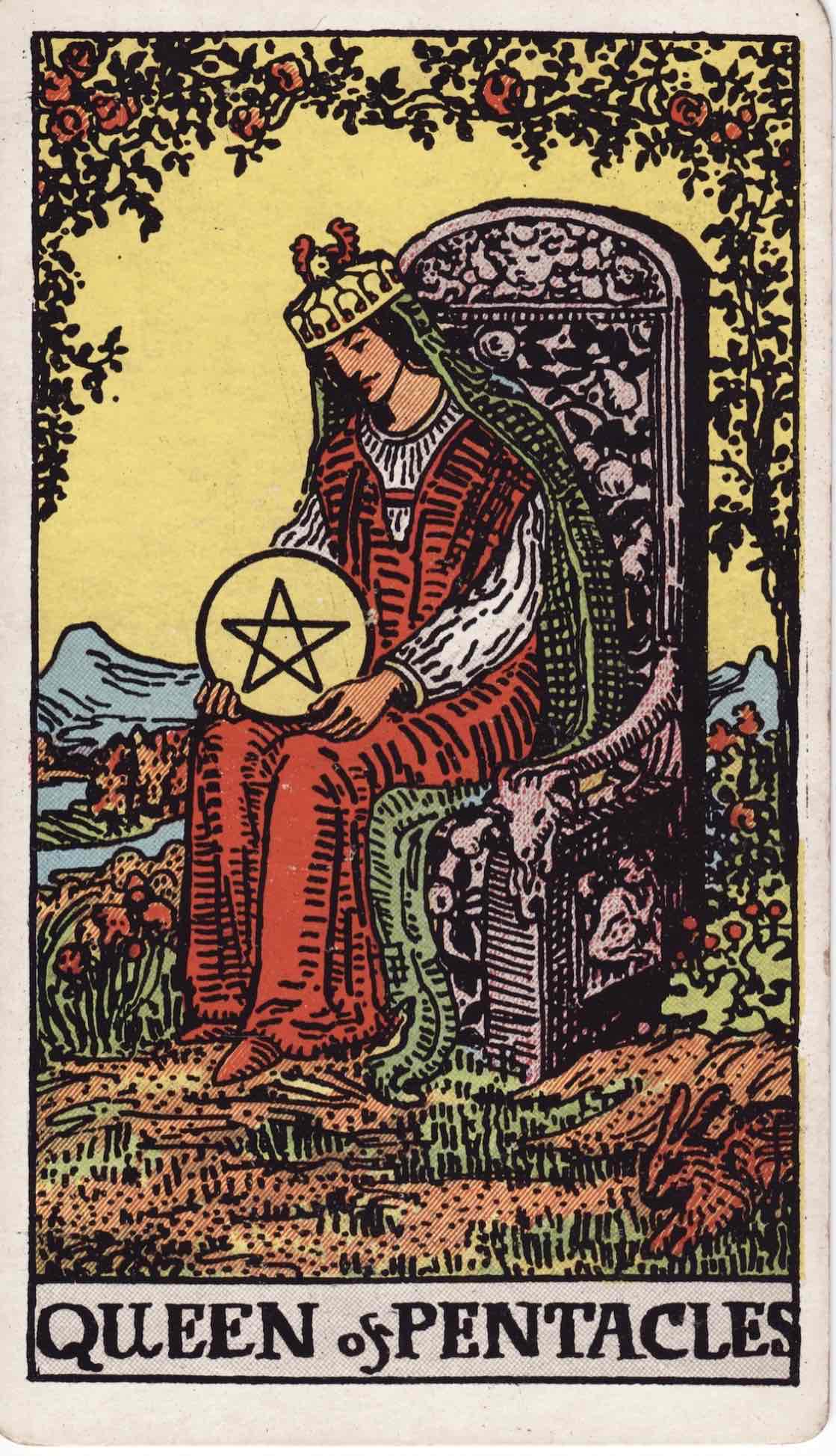 <p>Queen of Pentacles</p>