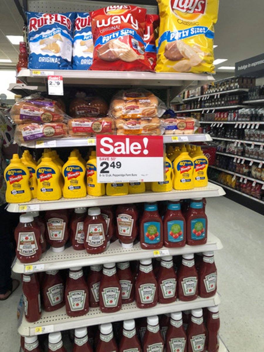 <p>A retail strategy that involves displaying products from different categories together to encourage additional purchases.</p>