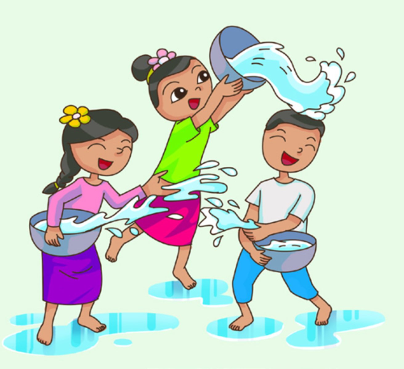 <p>(n): chọi nước</p>